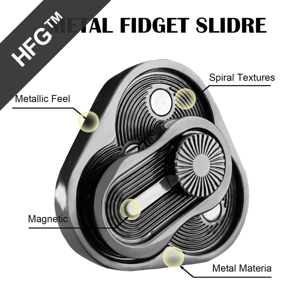 HandyFidgetGround™ Triangle Clover Metal Slider