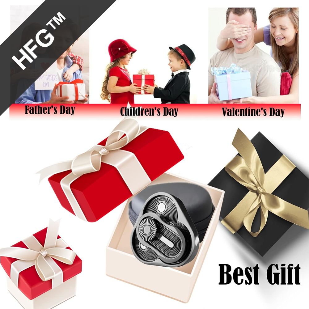 HandyFidgetGround™ Triangle Clover Metal Slider